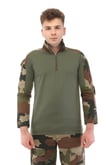 Single Sword Dirsek Detaylı Polo Yaka Kadın&Erkek Combat T-shirt