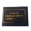 Single Sword Er Çarşı İzin Belgesi