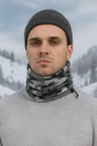 Single Sword Erkek&Kadın Kışlık Polar Boyunluk&Bere (KAMUFLAJ)