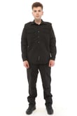 Single Sword Erkek&Kadın Outdoor Taktik Gömlek Pantolon İkili Takım (SİYAH-4XL)