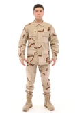 Single Sword Erkek&Kadın Outdoor Taktik Gömlek Pantolon İkili Takım (BEJ_KAMUFLAJ-4XL)