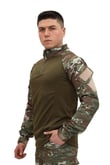 Single Sword Erkek&Kadın Taktik Kombat T-shirt (MULTİCAM-M)