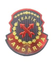 Single Sword Jandarma Trafik Plastik Göğüs Arması - Patch - Peç