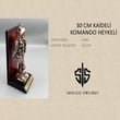 Single Sword Kaideli Bronz Renk Komando Heykeli