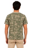 Single Sword Kamuflaj Desen Kısa Kollu Bisiklet Yaka Tişört&Fanila
