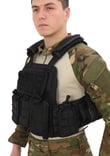 Single Sword Kasırga Tactical Balistik Plaka Takılabilen Açık Cepli Hücum Yeleği (SİYAH)