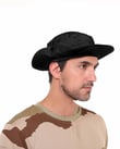 Single Sword Katlanabilir Kadın&Erkek Yazlık Safari Fötr Şapka (SİYAH)