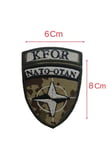 Single Sword KFOR NATO OTAN  Nakış Arma Patch