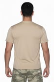 Single Sword Kısa Kol Microfiber T-Shirt Askeri ve Outdoor Microfiber Üst İçlik Fanila Tişört (BEJ-XL)