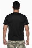 Single Sword Kısa Kol Microfiber T-Shirt Askeri ve Outdoor Microfiber Üst İçlik Fanila Tişört (SİYAH-M)