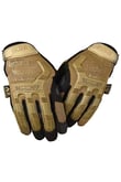 Single Sword Mechanix Tam Parmak Taktik Eldiven, Darbe Emici İş Eldiveni, Dokunmatik Özellikli Motosiklet&Spor Eldiveni, Unisex (BEJ-L)