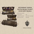 Single Sword Mühimmat Sandıklı Büyük Ceviz Saplı Kurt Bıçaklı Plaket