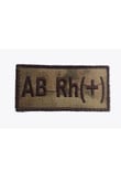 Single Sword Nakış Kan Grubu Patch - Peç (A RH (+)-JAN)