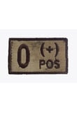 Single Sword Nakış Kan Grubu Patch - Peç (A RH (+)-JAN)