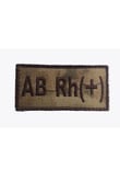 Single Sword Nakış Kan Grubu Patch - Peç (B RH (-)-JAN)