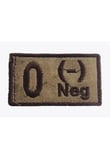 Single Sword Nakış Kan Grubu Patch - Peç (A RH (-)-JAN)