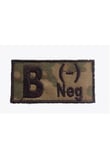Single Sword Nakış Kan Grubu Patch - Peç (A RH (-)-JAN)
