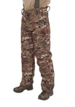 Single Sword Outdoor Softshell Su Geçirmez Kışlık Erkek Pantolon (Salopet Askılı), Kamuflaj Renk (MULTİCAM-L)