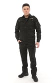 Single Sword Outdoor Unisex Kışlık Gömlek&Pantolon Alt Üst Takım (SİYAH-XL)