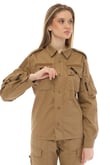 Single Sword Outdoor Unisex Kışlık Gömlek&Pantolon Alt Üst Takım (BEJ-3XL)