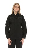 Single Sword Outdoor Unisex Kışlık Gömlek&Pantolon Alt Üst Takım (SİYAH-XL)