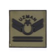 Single Sword Plastik Patch - Peç Uzman Rütbe (HAKİ-UZM.ÇVŞ)