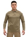 Single Sword Polo Yaka Uzun Kol Taktik T-Shirt (BEJ-3XL)