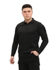 Single Sword Polo Yaka Uzun Kol Taktik T-Shirt (SİYAH-2XL)