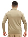Single Sword Polo Yaka Uzun Kol Taktik T-Shirt (AÇIK BEJ-L)