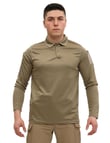Single Sword Polo Yaka Uzun Kol Taktik T-Shirt (BEJ-S)