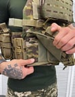Single Sword Pratik Tak Çıkar Özellikli Tokalı Kod-7 Yan Korumalı Akrep Hücum Yeleği (MULTİCAM)