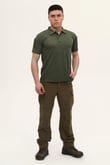 Single Sword Regular Fit Polo Yaka Kısa Kollu Erkek Tişört (HAKİ-2XL)