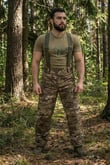 Single Sword Softshell Su Geçirmez İçi Polarlı Salopet Pantolon (MULTİCAM-XL)