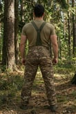 Single Sword Softshell Su Geçirmez İçi Polarlı Salopet Pantolon (MULTİCAM-XL)