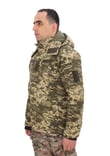 Single Sword Su Geçirmez Kamuflaj Erkek Softshell Parka (PİKSEL-L)