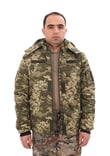 Single Sword Su Geçirmez Kamuflaj Erkek Softshell Parka (PİKSEL-2XL)