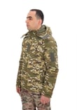 Single Sword Su Geçirmez Kamuflaj Erkek Softshell Parka (MULTİCAM-S)