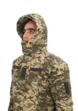 Single Sword Su Geçirmez Kamuflaj Erkek Softshell Parka (PİKSEL-XL)
