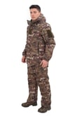 Single Sword Su Geçirmez Kışlık Softshell Mont&Pantolon Salopet Takım (MULTİCAM-M)
