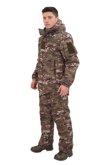Single Sword Su Geçirmez Kışlık Softshell Mont&Pantolon Salopet Takım (MULTİCAM-L)