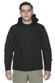 Single Sword Su Geçirmez Outdoor Softshell Taktik Erkek Mont (SİYAH-2XL)