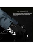 Single Sword Su Geçirmez Softshell Unisex Bisiklet, Motosiklet Eldiven Dokunmatik Kışlık Rüzgar Geçirmez Kaymaz (SİYAH-L)