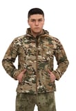 Single Sword Su ve Rüzgar Geçirmez Tactical Softshell Mont (MULTİCAM-XL)
