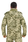 Single Sword Su&Rüzgâr Geçirmez Kapüşonlu Softshell Kışlık Erkek Mont (PİKSEL-S)