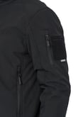 Single Sword Su&Rüzgar Geçirmez Outdoor Softshell Kışlık Erkek Mont (Kapüşonlu) (SİYAH-3XL)