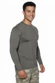 Single Sword Uzun Kol Microfiber T-Shirt - Tişört (HAKİ-M)