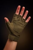 Strongclaw Strongclaw SC-1002 Kısa Parmak Taktik ve Outdoor Eldiveni – Dayanıklı Operasyon Modeli (HAKİ-XL)