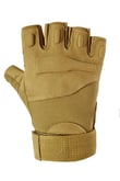 Strongclaw Strongclaw SC-1002 Kısa Parmak Taktik ve Outdoor Eldiveni – Dayanıklı Operasyon Modeli (BEJ-XL)