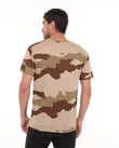 Sword Bisiklet Yaka Kısa Kollu Kamuflaj Erkek T-Shirt Single (Ç.KAMUFLAJ-XL)