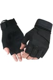 Sword Erkek&Kadın Outdoor Spor&Fitness Outdoor Kesik Parmak Eldiven Single (SİYAH-L)
